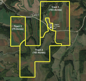 Tract Map with Acres