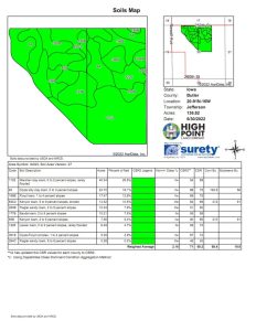 Tract 1 Soil MAP